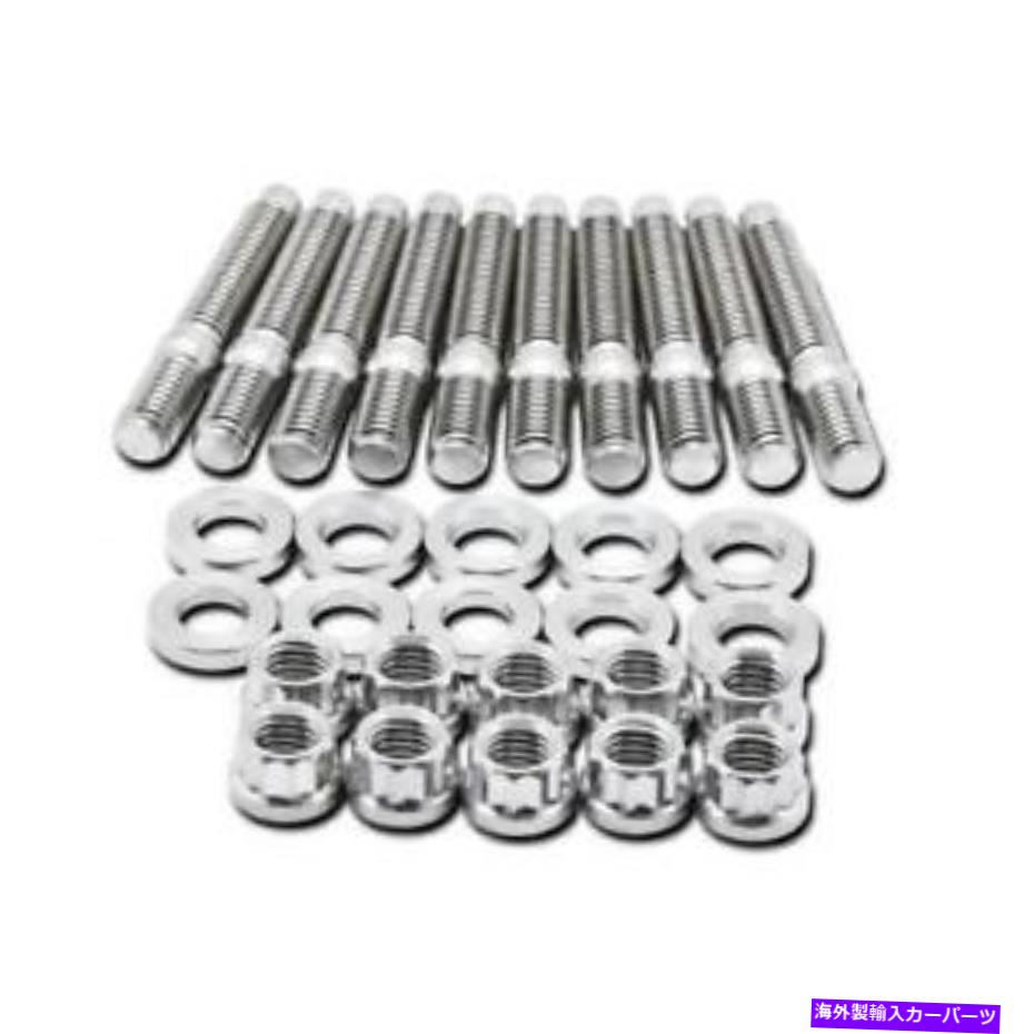 exhaust manifold Blox Racing M8 x 1.25mm 45mmステンレス鋼排気マニホールドスタッドキットセット7 Blox Racing M8 x 1.25mm 45mm Stainless Steel Exhaust Manifold Stud Kit Set of 7【並行輸入品】