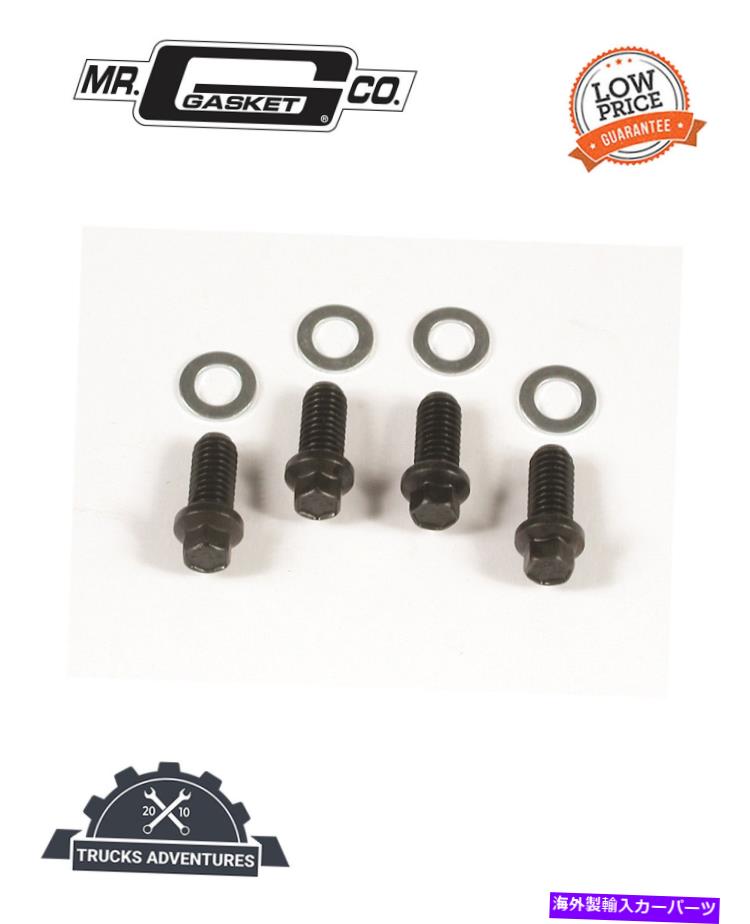 exhaust manifold Mr Gasket 3409ヘッダーボルトセット Mr Gasket 3409 Header Bolt Set【並行輸入品】