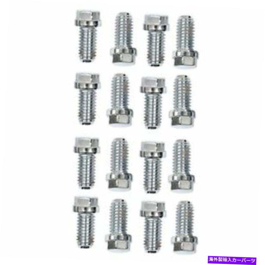 exhaust manifold ミスターガスケット-2211gステンレス鋼ヘッダーボルト3/8-16x3/4 16pcシルバー Mr. Gasket - 2211G Stainless Steel Header Bolts 3/8-16X3/4 16Pc Silver【並行輸入品】