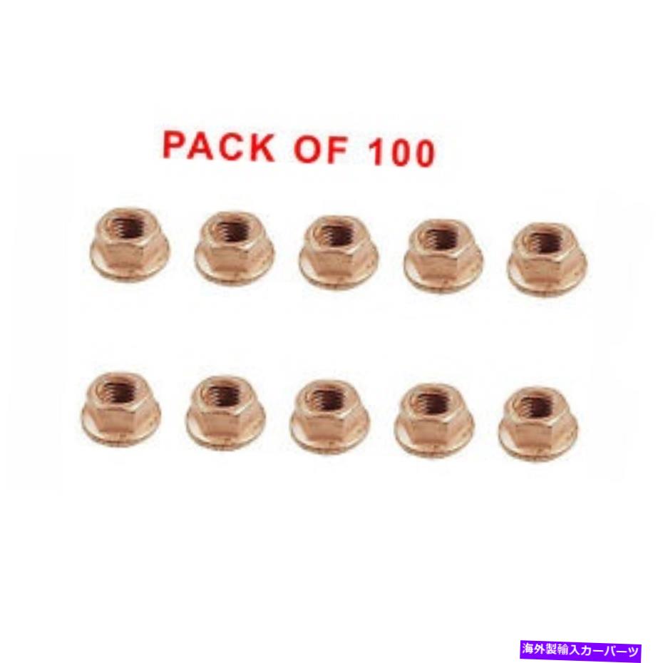 exhaust manifold BMW E10 E10 E24 E30 E31 E32 E34セット100銅ロックナット8 mm-排気OEM For BMW E10 E24 E30 E31 E32 E34 Set of 100 Copper Lock Nut 8 mm- Exhaust OEM【並行輸入品】