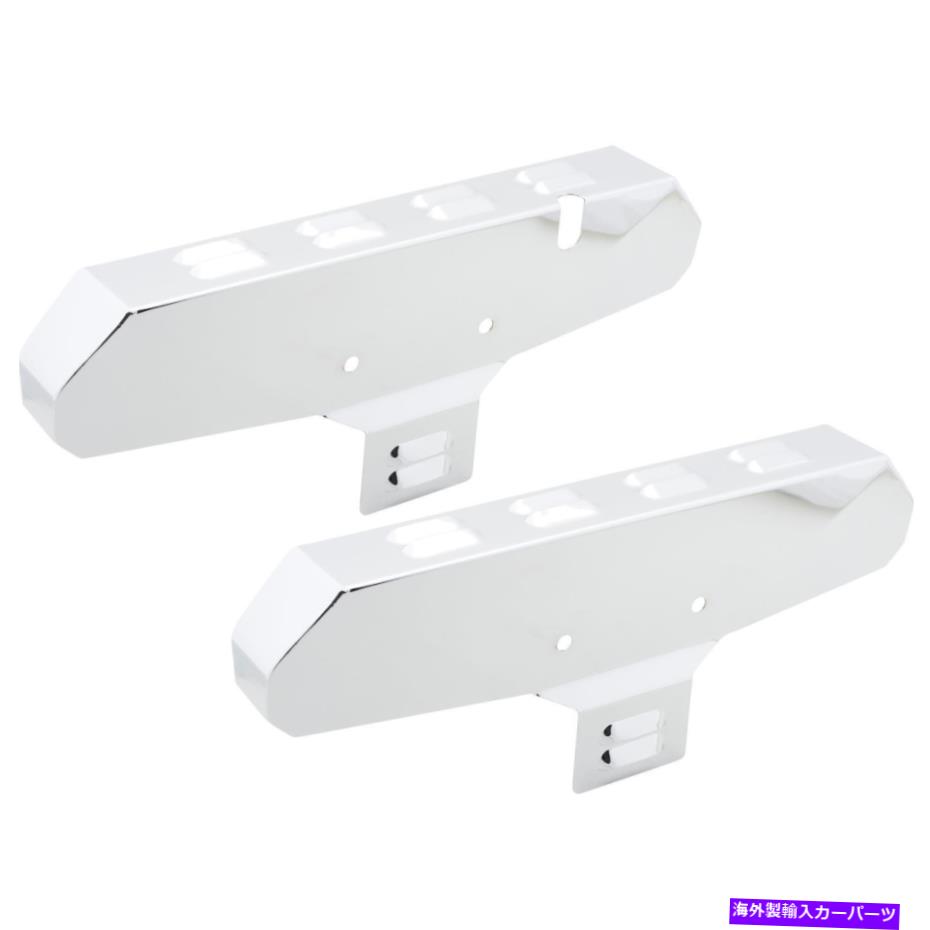 exhaust manifold 小さなブロックシボレールーバー排気マニホールドカバー、クロム、ペア Small Block Chevy Louvered Exhaust Manifold Covers, Chrome, Pair【並行輸入品】 42,543円