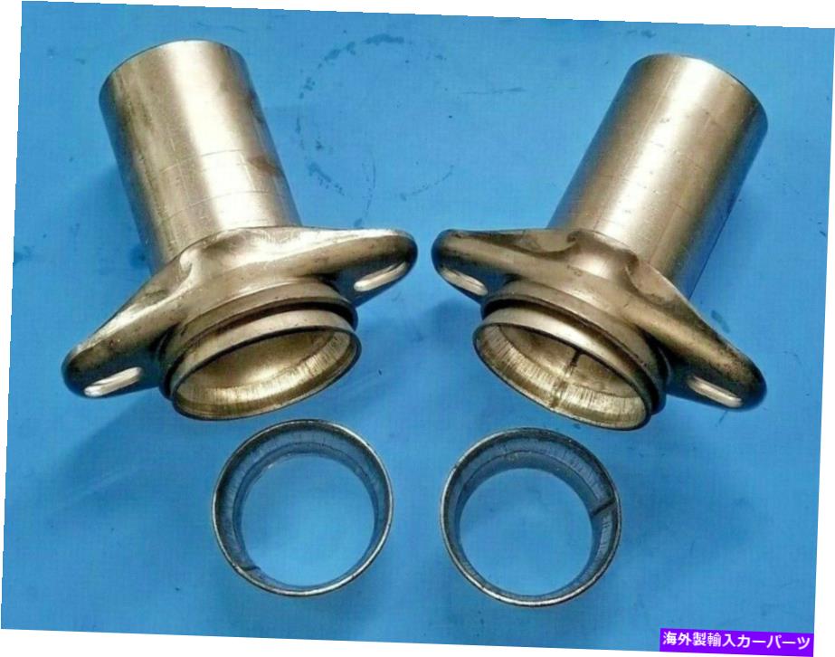 exhaust manifold ストックマスタングチューブラー302マニホールドから2.5インチのAluminized2ボルトスタブパイプUSA STOCK MUSTANG TUBULAR 302 MANIFOLD TO 2.5\