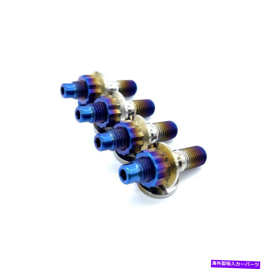 exhaust manifold JDCチタンターボからマニホールドスタッドキット（EVO 4-10）燃焼または裸の仕上げ！ JDC Titanium Turbo to Manifold Stud Kit (Evo 4-10) Burnt or Bare Finish!【並行輸入品】