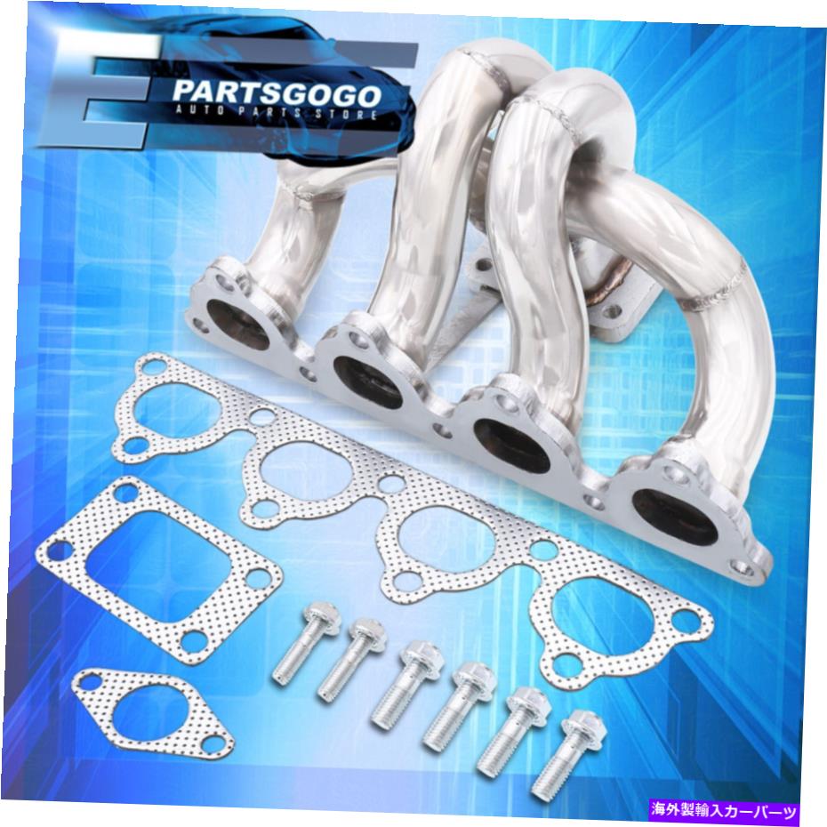 exhaust manifold ホンダD15/D16 DシリーズSOHCエンジンT3ターボマニホールドヘッダーウェストゲートフランジ用 For Honda D15/D16 D-Series SOHC Engine T3 Turbo Manifold Header Wastegate Flange【並行輸入品】