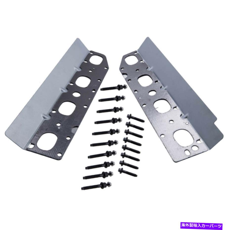 exhaust manifold ペアの左右ボルトスタッドキットクライスラー5.7エンジン Pair Left Right Bolts Studs Kit for Chrysler 5.7 Engine【並行輸入品】
