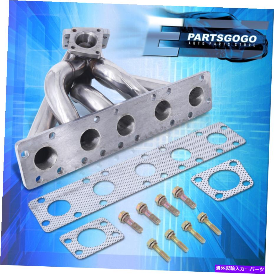 exhaust manifold 90-96のアウディS2 S4 C4 K26ステンレス鋼ターボチャージャーマニホールド排気ヘッダー For 90-96 Audi S2 S4 C4 K26 Stainless Steel Turbocharger Manifold Exhaust Header【並行輸入品】