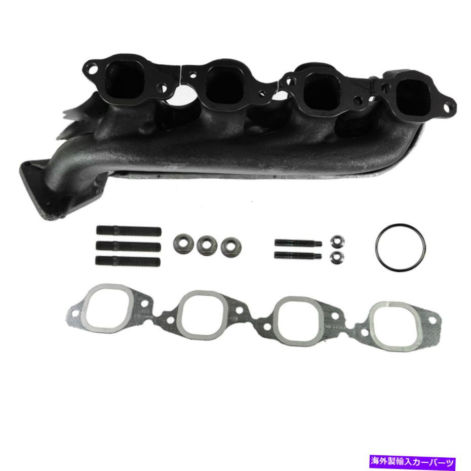 exhaust manifold TRQ排気マニ??ホールド＆ガスケットキットドライバー側は、シボレーGMC 8.1L V8のためにLHを去りました TRQ Exhaust Manifold & Gasket Kit Driver Side Left LH for Chevy GMC 8.1L V8【並行輸入品】