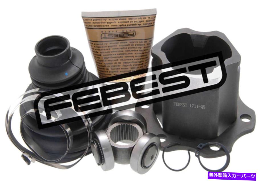 Driveshaft 1711-Q5本物のFebest Inner Joint 34x104 8K0498103d 1711-Q5 Genuine Febest INNER JOINT 34X104 8K0498103D【並行輸入品】