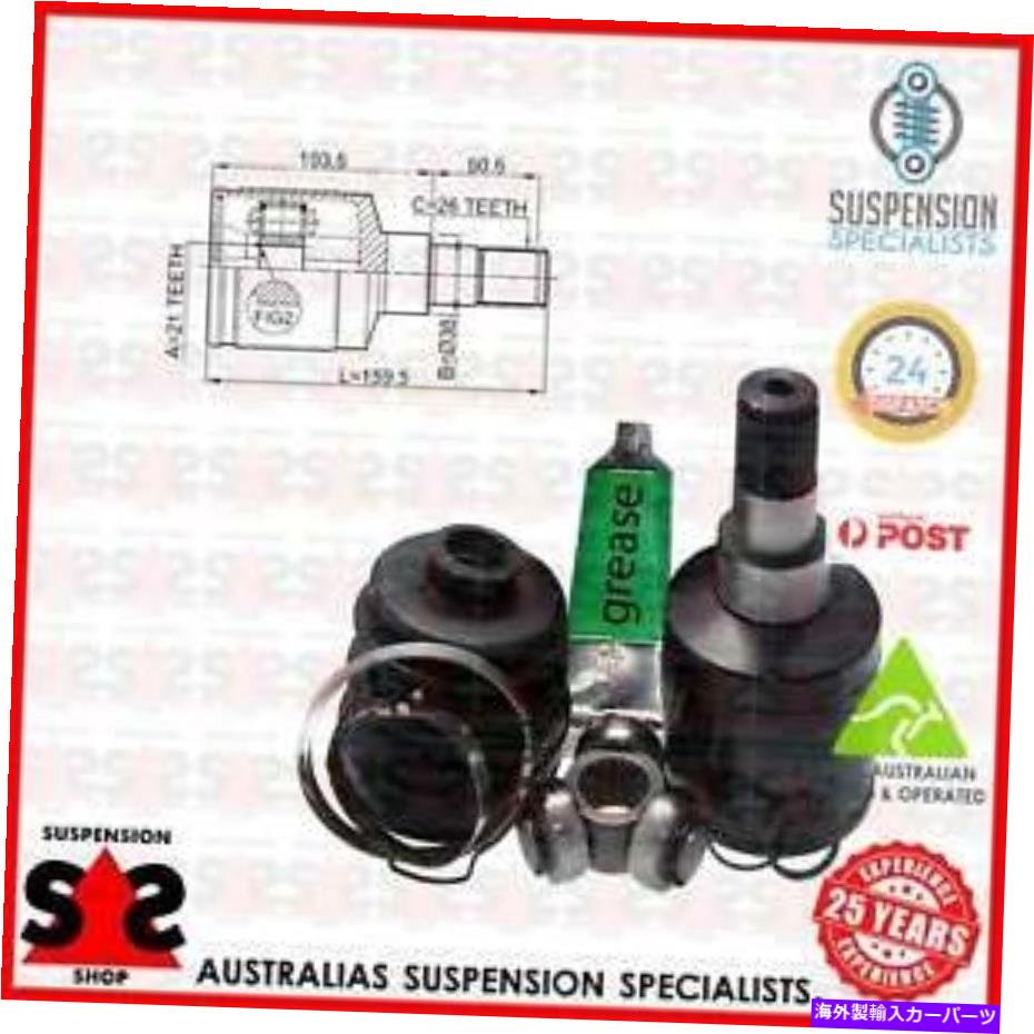Driveshaft フロントアクスル左ジョイントキット、ドライブシャフトスーツスズキリアナ（ER、RH_）RH、ERセダン1 Front Axle Left Joint Kit, Drive Shaft Suit SUZUKI LIANA (ER, RH_) RH,ER Sedan 1【並行輸入品】