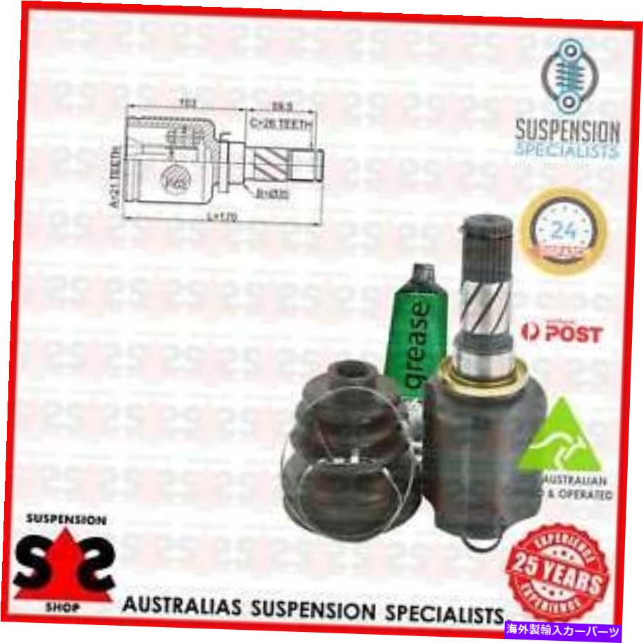 Driveshaft フロントアクスル左ジョイントキット、ドライブシャフトスーツマツダ2サルーン（de_）de_セダン1.5 i Front Axle Left Joint Kit, Drive Shaft Suit MAZDA 2 Saloon (DE_) DE_ Sedan 1.5 i【並行輸入品】