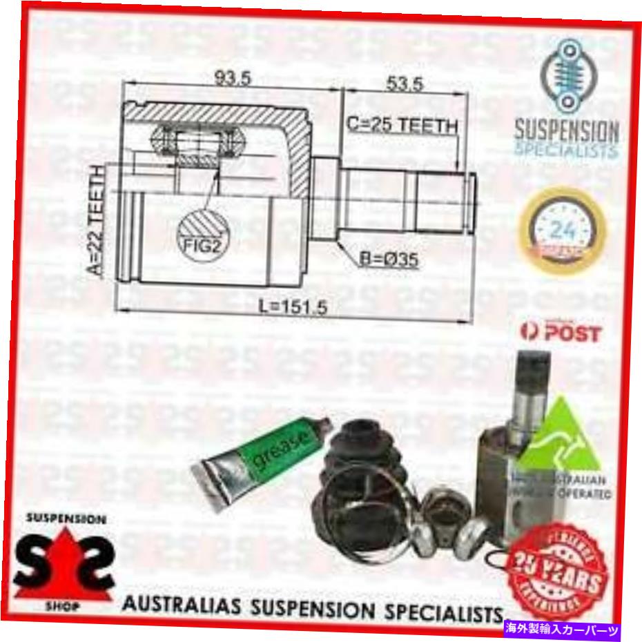 Driveshaft フロントアクスル右ジョイントキット、ドライブシャフトスーツホンダシビックVIハッチバック（EJ、EK）E Front Axle Right Joint Kit, Drive Shaft Suit HONDA CIVIC VI Hatchback (EJ, EK) E【並行輸入品】
