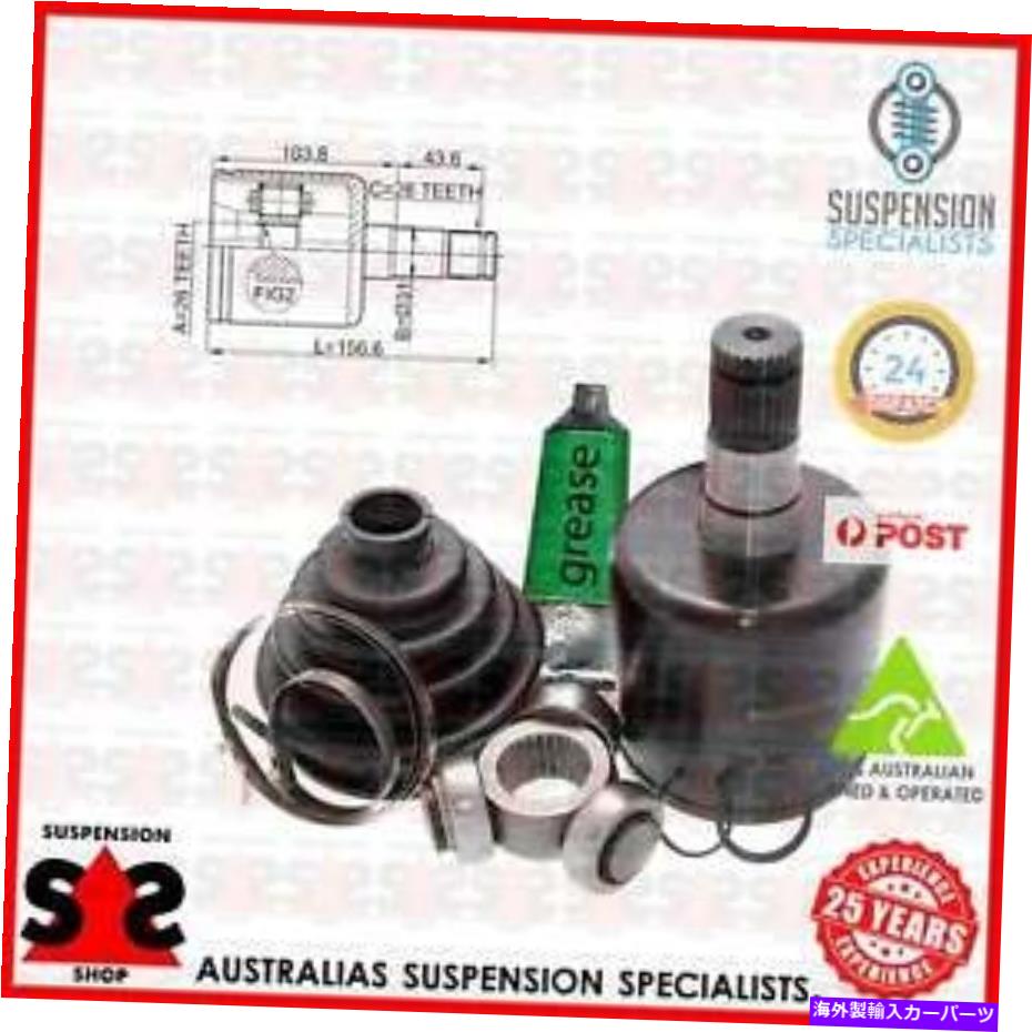 Driveshaft フロントアクスル左ジョイントキット、ドライブシャフトスーツボルボV70 I（875、876）875,876ワゴン Front Axle Left Joint Kit, Drive Shaft Suit VOLVO V70 I (875, 876) 875,876 Wagon【並行輸入品】