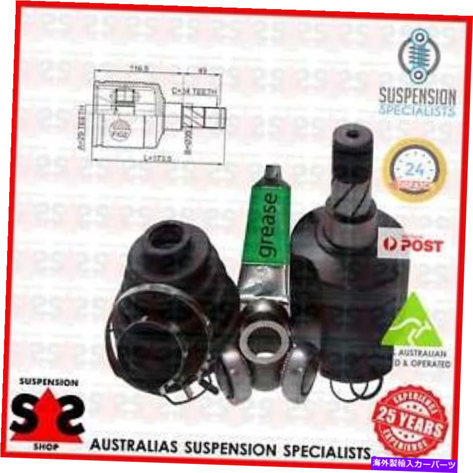 Driveshaft フロントアクスルジョイントキット、ドライブシャフトスーツDaewoo Nubira Saloon（J100）J100、J150 SED Front Axle Joint Kit, Drive Shaft Suit DAEWOO NUBIRA Saloon (J100) J100,J150 Sed【並行輸入品】