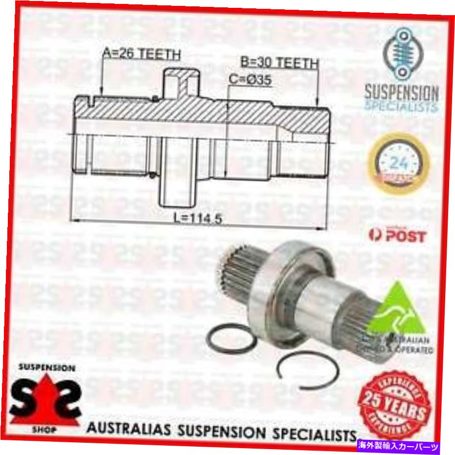 Driveshaft フロントアクスル左ドライブシャフトスーツVWトランスポーターVバス（7HB、7HJ、7EB、7EJ）7EC、7 Front Axle Left Drive Shaft Suit VW TRANSPORTER V Bus (7HB, 7HJ, 7EB, 7EJ) 7EC,7【並行輸入品】