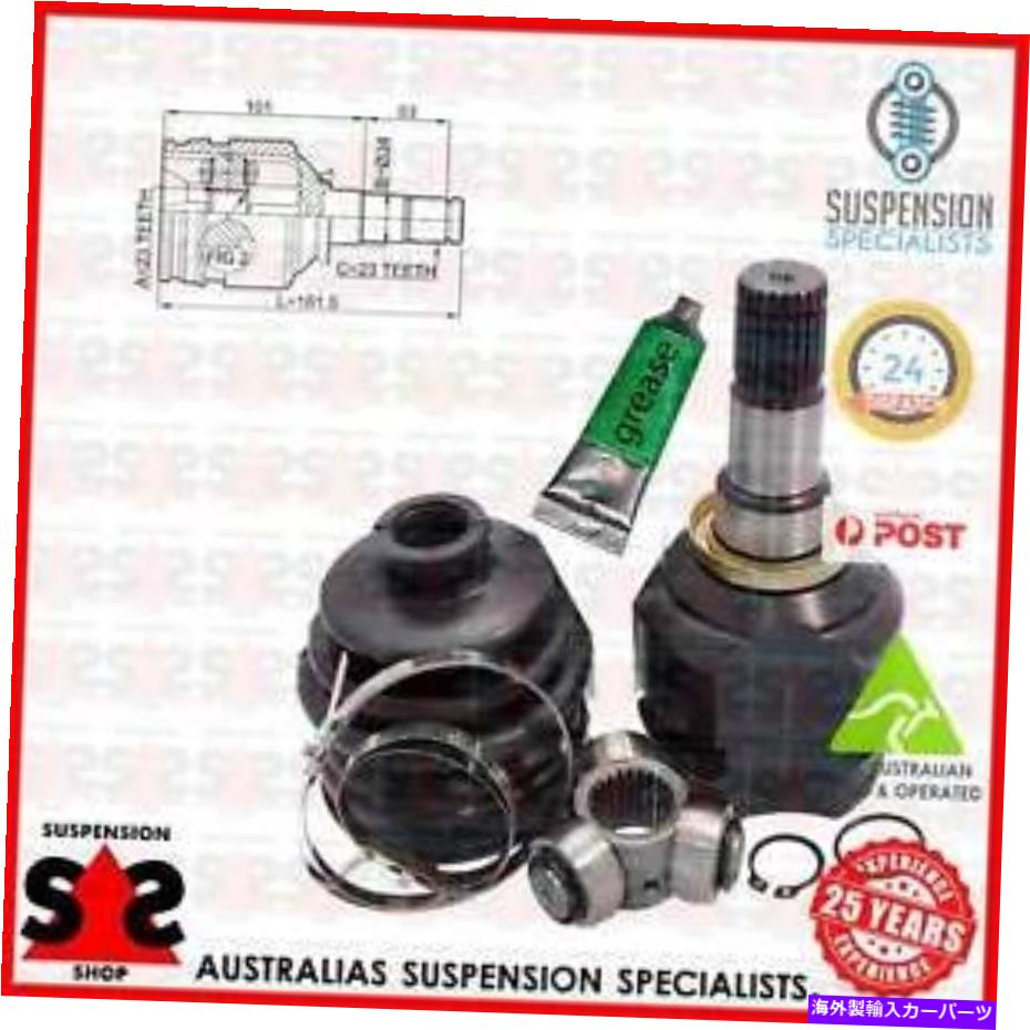 Driveshaft フロントアクスルジョイントキット、ドライブシャフトスーツトヨタエコーサルーン（_P1_）NCP12セダン1.5 Front Axle Joint Kit, Drive Shaft Suit TOYOTA ECHO Saloon (_P1_) NCP12 Sedan 1.5【並行輸入品】