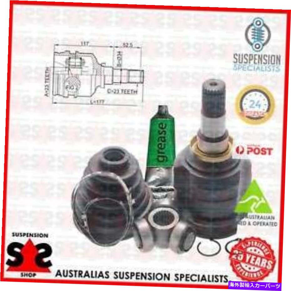 Driveshaft フロントアクスルジョイントキット、ドライブシャフトスーツトヨタカローラエステート（_E12_）ZZE122 WAGO Front Axle Joint Kit, Drive Shaft Suit TOYOTA COROLLA Estate (_E12_) ZZE122 Wago【並行輸入品】
