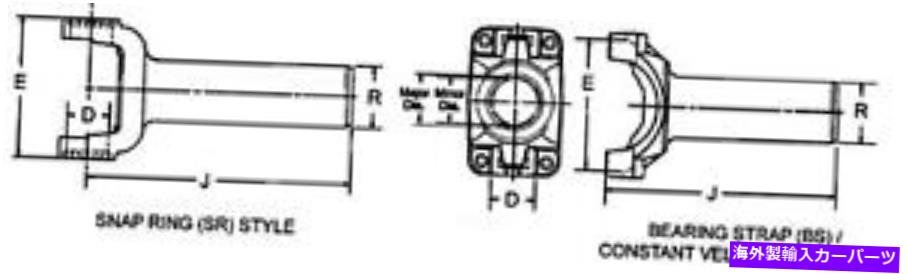 Driveshaft ドライブシャフトトランスミッションスリップYOKE-FSGR DANA SPICER 2-3-14031X Drive Shaft Transmission Slip Yoke-FSGR DANA Spicer 2-3-14031X【並行輸入品】 55,506円