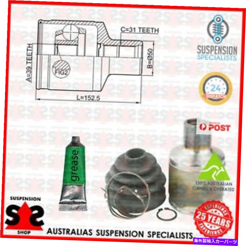 Driveshaft フロントアクスルジョイントキット、ドライブシャフトスーツフォードUSA F-150クルーキャブピックアップクルーキャブP Front Axle Joint Kit, Drive Shaft Suit FORD USA F-150 Crew Cab Pickup Crew Cab P【並行輸入品】