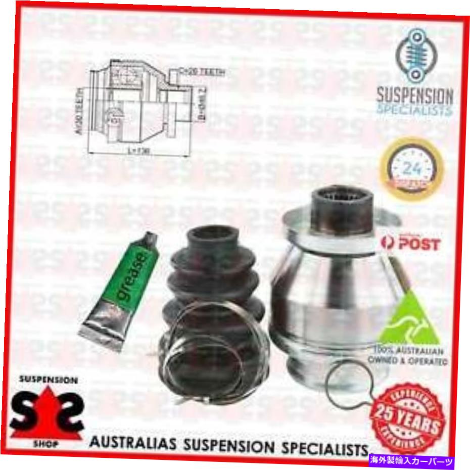 Driveshaft フロントアクスルジョイントキット、ドライブシャフトスーツVWトランスポーターvバン（7ha、7hh、7ea、7eh） Front Axle Joint Kit, Drive Shaft Suit VW TRANSPORTER V Van (7HA, 7HH, 7EA, 7EH)【並行輸入品】