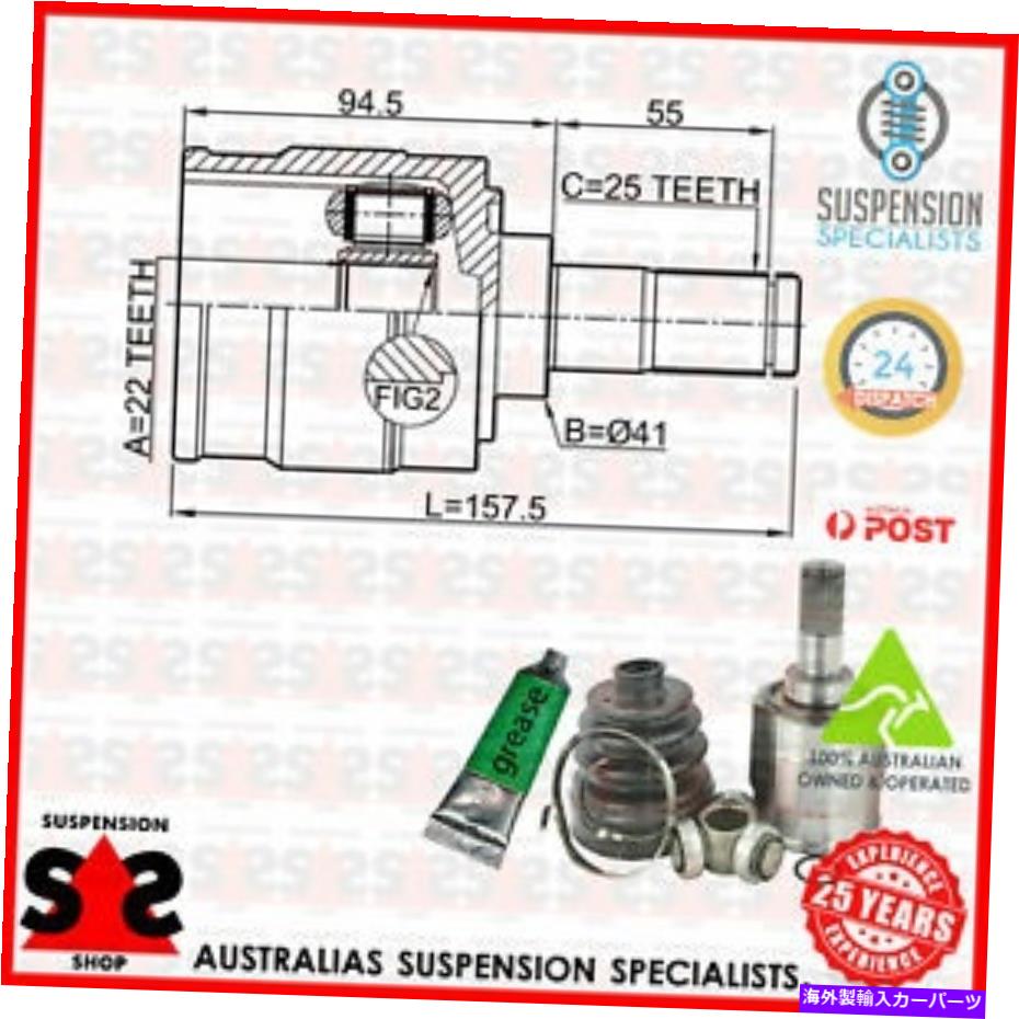 Driveshaft トランスミッションエンドジョイントキット、ドライブシャフトスーツヒュンダイI30エステート（GD）GDワゴン1。 Transmission End Joint Kit, Drive Shaft Suit HYUNDAI i30 Estate (GD) GD Wagon 1.【並行輸入品】