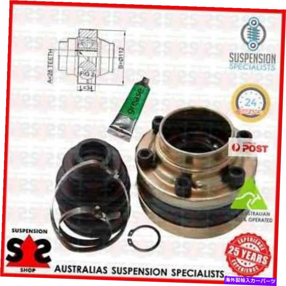 Driveshaft フロントアクスルジョイントキット、ドライブシャフトスーツVWトゥアレグ（7LA、7L6、7L7）7L6,7LA、7L7 SU Front Axle Joint Kit, Drive Shaft Suit VW TOUAREG (7LA, 7L6, 7L7) 7L6,7LA,7L7 SU【並行輸入品】
