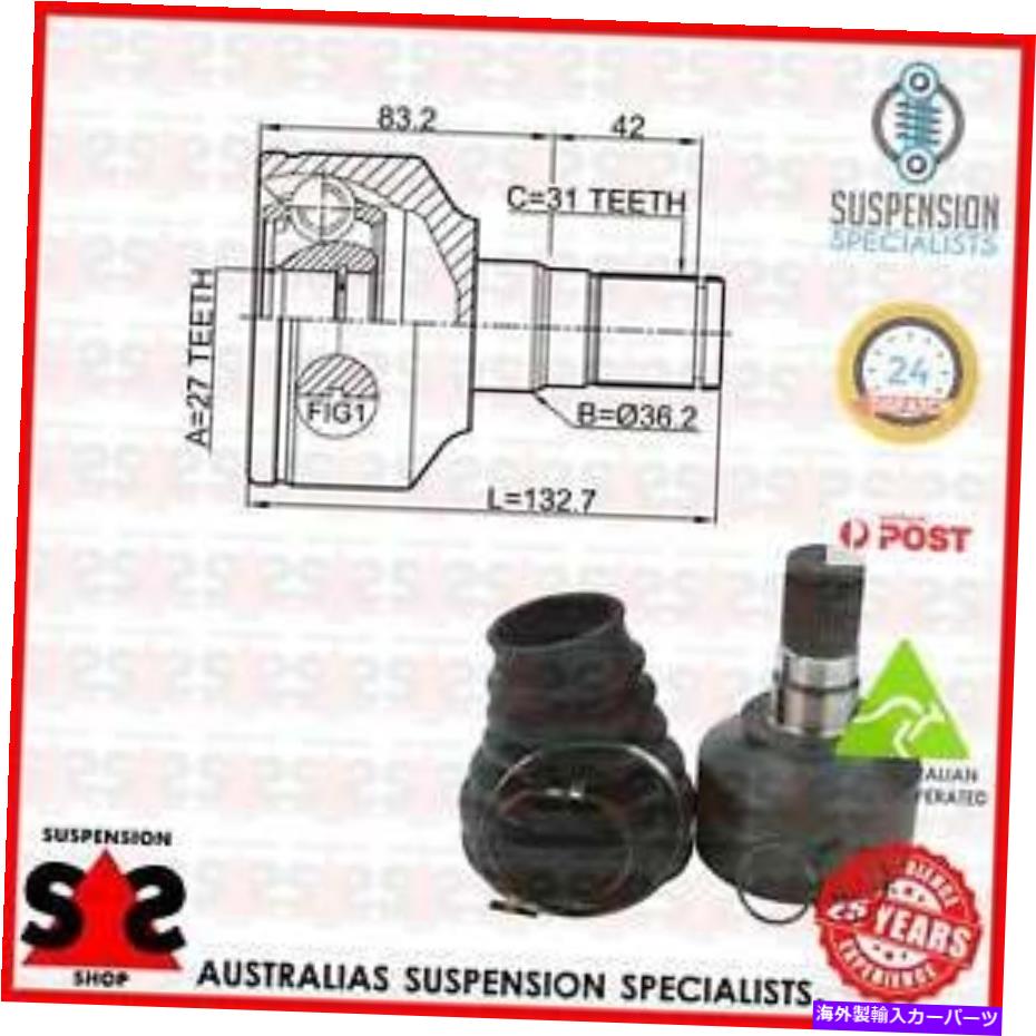 Driveshaft トランスミッションエンドジョイントキット、ドライブシャフトスーツボルボV40エステート（645）645ワゴン2。 Transmission End Joint Kit, Drive Shaft Suit VOLVO V40 Estate (645) 645 Wagon 2.【並行輸入品】