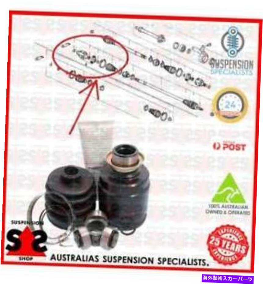 Driveshaft フロントアクスルジョイントキット、ドライブシャフトスーツホンダインテグラクーペ(DC2、DC4)DC4、DC2 CO Front Axle Joint Kit, Drive Shaft Suit HONDA INTEGRA Coupe (DC2, DC4) DC4,DC2 Co【並行輸入品】