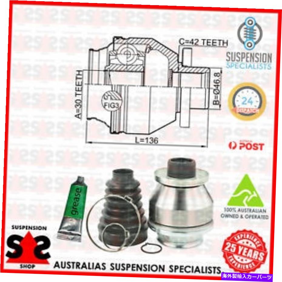 Driveshaft フロントアクスル左ジョイントキット、ドライブシャフトスーツVWトランスポーターVIプラットフォーム/シャーシ（ Front Axle Left Joint Kit, Drive Shaft Suit VW TRANSPORTER VI Platform/Chassis (【並行輸入品】