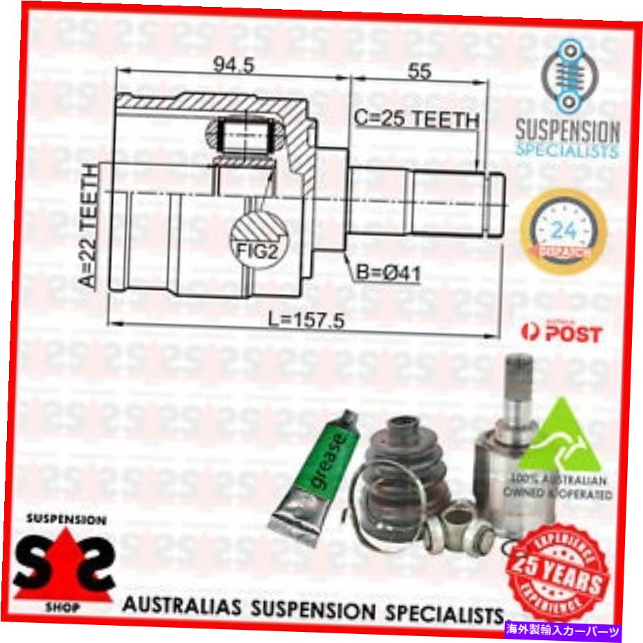 Driveshaft トランスミッションエンドジョイントキット、ドライブシャフトスーツヒュンダイI30エステート（FD）FDワゴン1。 Transmission End Joint Kit, Drive Shaft Suit HYUNDAI i30 Estate (FD) FD Wagon 1.【並行輸入品】