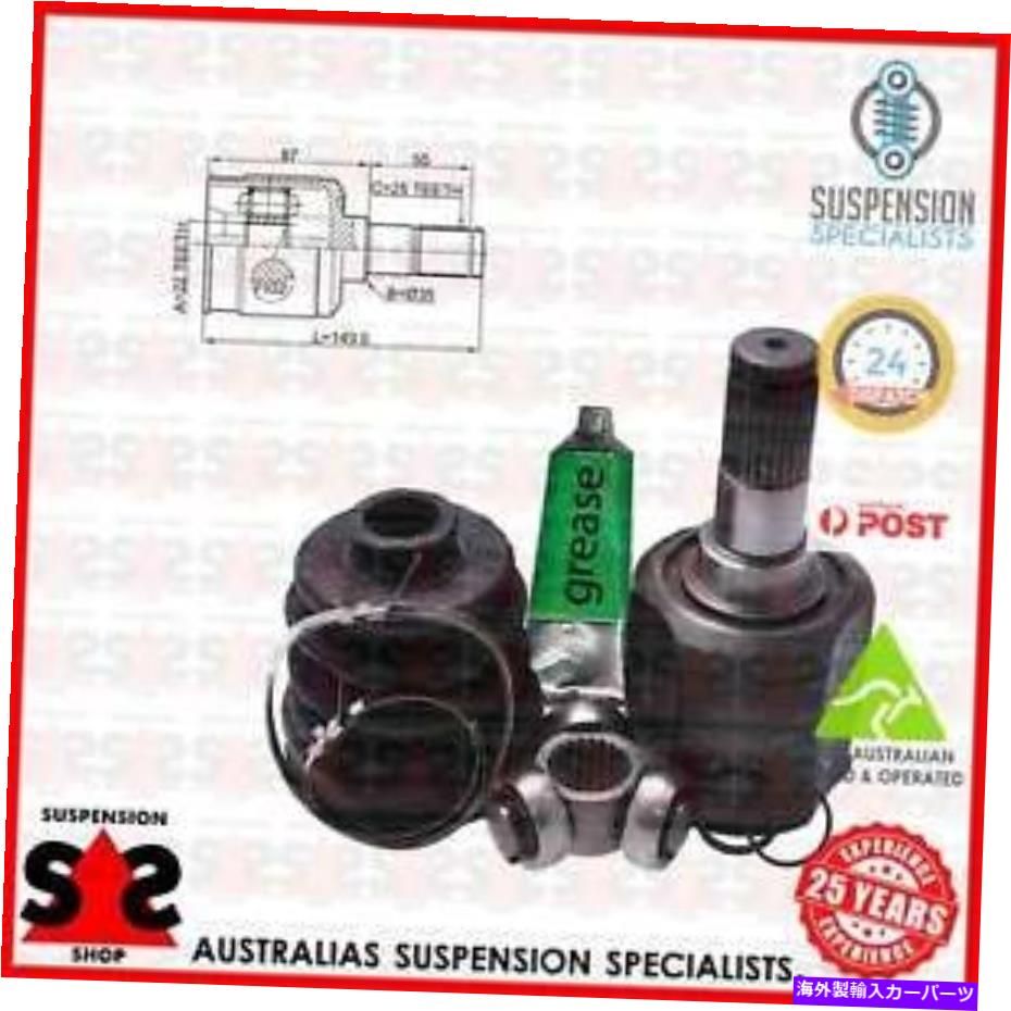 Driveshaft リアアクスルジョイントキット、ドライブシャフトスーツヒュンダイアクセントIVサルーン（RB）RBセダン1.6 Rear Axle Joint Kit, Drive Shaft Suit HYUNDAI ACCENT IV Saloon (RB) RB Sedan 1.6【並行輸入品】