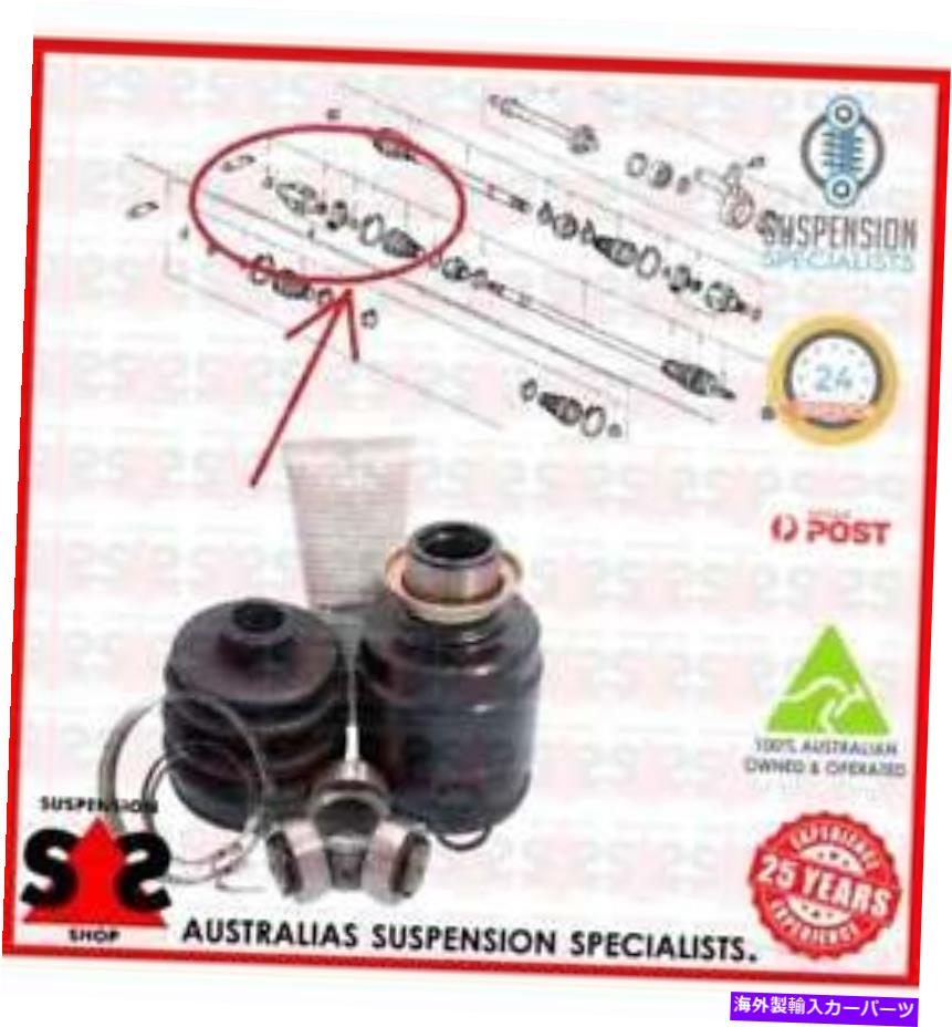 いのご Driveshaft フロントアクスルジョイントキット、ドライブシャフトスーツアウディA6 C7（4G2、4GC）C7 4GC、4G2