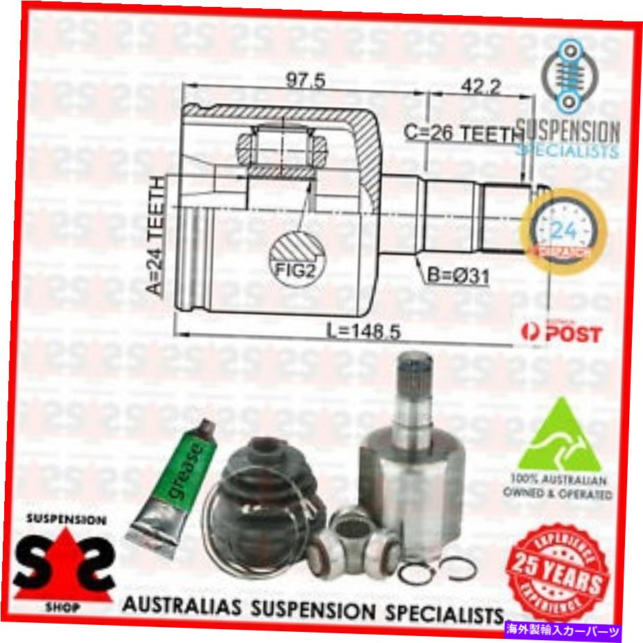 Driveshaft フロントアクスル左ジョイントキット、ドライブシャフトスーツボルボV40ハッチバック（525）526,525 ha Front Axle Left Joint Kit, Drive Shaft Suit VOLVO V40 Hatchback (525) 526,525 Ha【並行輸入品】