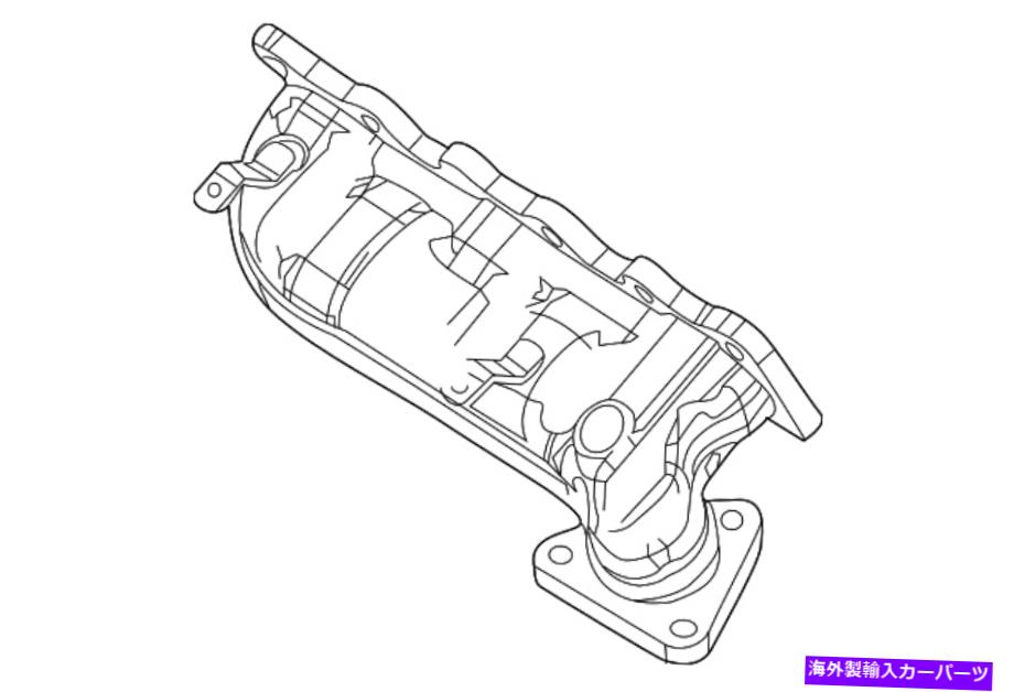 exhaust manifold 本物のフォード排気マニホールドDA5Z-9430-A Genuine Ford Exhaust Manifold DA5Z-9430-A【並行輸入品】