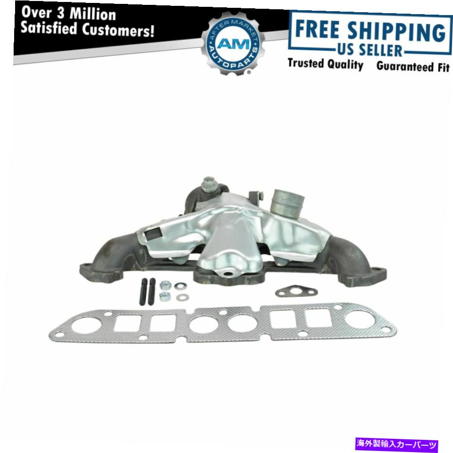 exhaust manifold チェロキーダコタトラックラングラー2.5L用のガスケットキット付き鋳鉄排気マニホールド Cast Iron Exhaust Manifold w/ Gasket Kit for Cherokee Dakota Truck Wrangler 2.5L【並行輸入品】