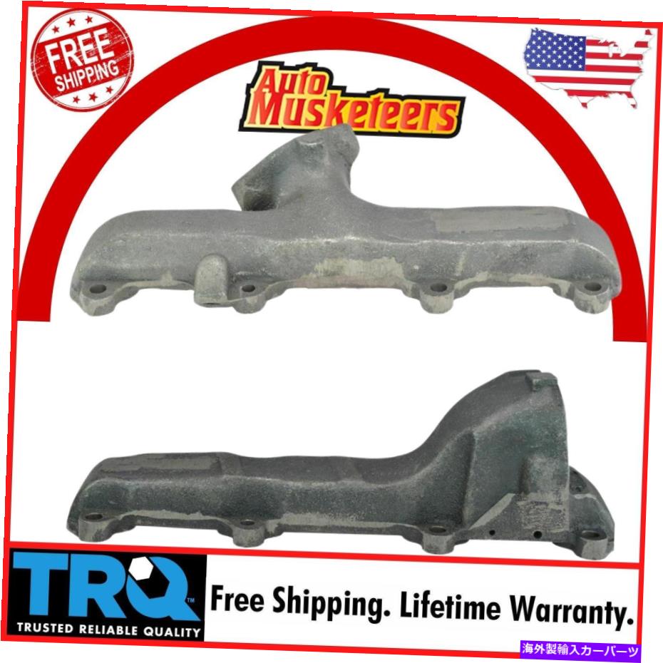 exhaust manifold 68-76フォードトラックピックアップF100 F150 F250 F350用のTRQ排気マニ??ホールドペア TRQ Exhaust Manifold Pair for 68-76 Ford Truck Pickup F100 F150 F250 F350【並行輸入品】