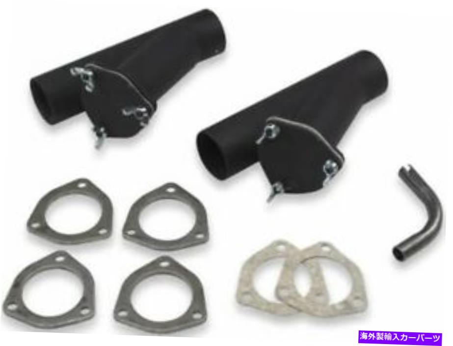 exhaust manifold 新しいFlowTechレースの準備排気アダプター、ブラック、2.5 \