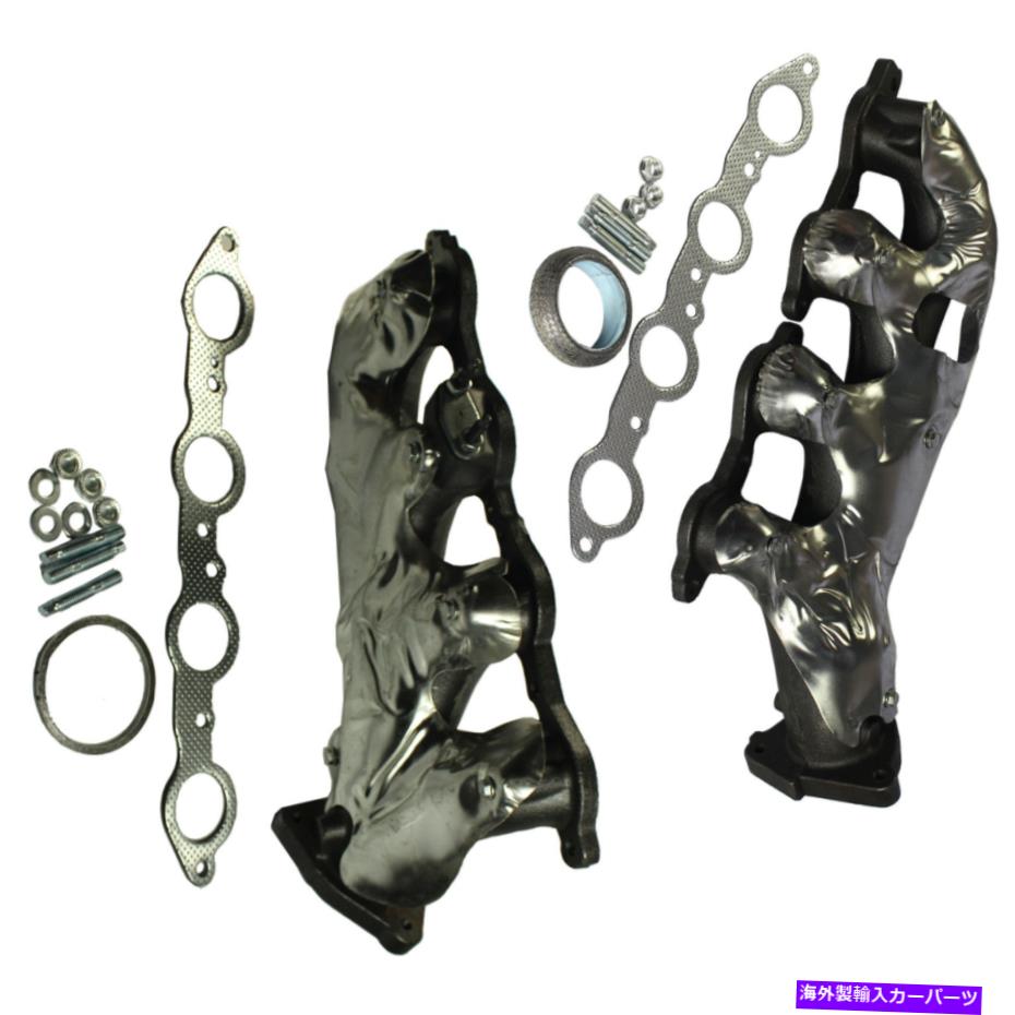exhaust manifold 排気マニホールドサバナ雪崩H2シルバラードエスカレードのための右側の左側ペア Exhaust Manifold Left Right Side Pair For Savana Avalanche H2 Silverado Escalade【並行輸入品】