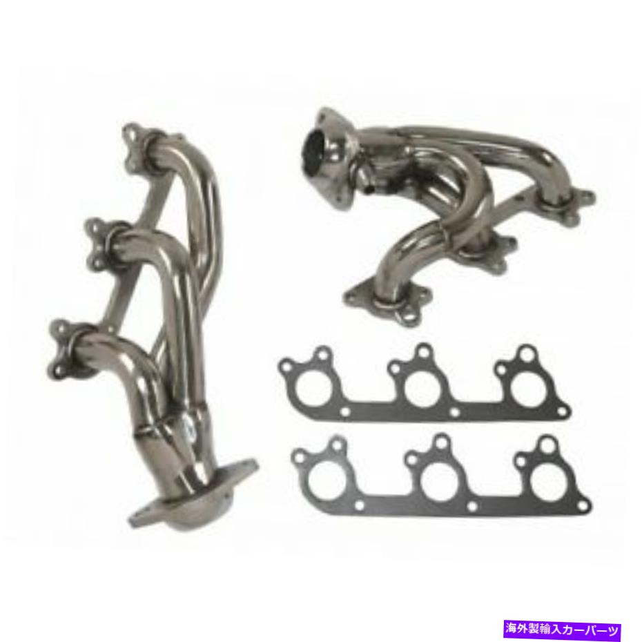 exhaust manifold Manzo Ford Mustang 2005-2010 S197 4.0L V6 245 CID SOHC NON GTヘッダー Manzo Ford Mustang 2005-2010 S197 4.0L V6 245 CID SOHC Non GT Headers【並行輸入品】