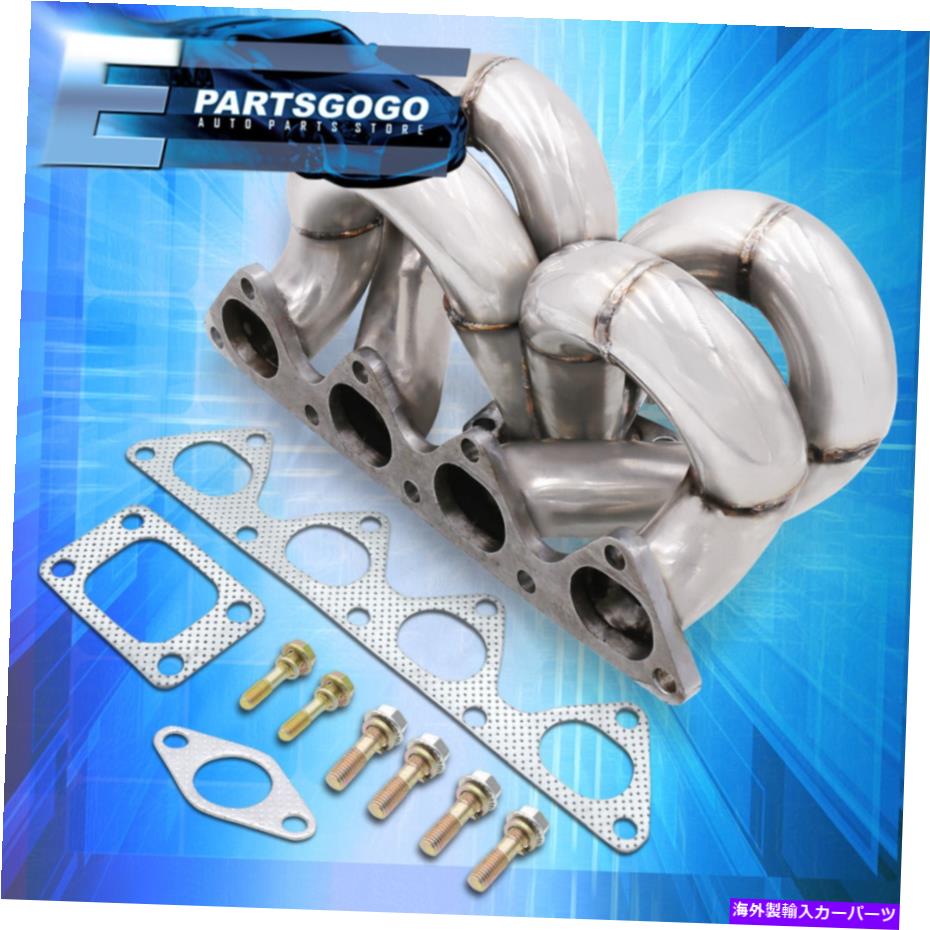 exhaust manifold Civic Delsol Integra B16 B18 T3ターボ排気マニホールド+38mmウェストゲートフランジ用 For Civic DelSol Integra B16 B18 T3 Turbo Exhaust Manifold+38mm Wastegate Flange【並行輸入品】