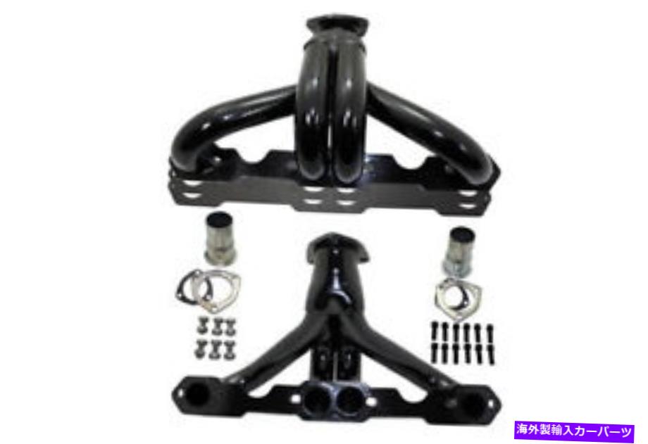 exhaust manifold SBC Small Block Chevy Hugger Headers Black Steel 283 305 350 400ヘビーデューティ SBC Small Block Chevy Hugger Headers Black Steel 283 305 350 400 Heavy Duty【並行輸入品】