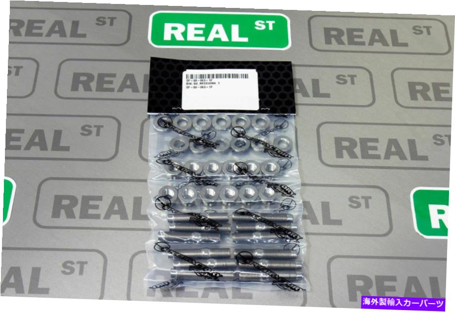 exhaust manifold スピードファクトリー排気マニホールドチタンスタッドキット1JZ 2JZトヨタ用の生仕上げ SpeedFactory Exhaust Manifold Titanium Stud Kit Raw Finish For 1JZ 2JZ Toyota【並行輸入品】