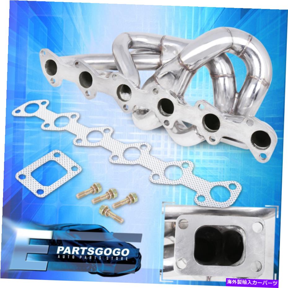 exhaust manifold 86-91 BMW E30 3シリーズM20 T3フランジトップマウントターボマニホールド排気ヘッダー For 86-91 BMW E30 3 Series M20 T3 Flange Top Mount Turbo Manifold Exhaust Header【並行輸入品】