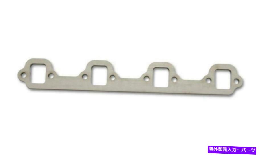 exhaust manifold Vibrant 14302 T304 SS排気マニホールドフランジフォード260-351W 3/8インチ厚（SOL Vibrant 14302 T304 SS Exhaust Manifold Flange for Ford 260-351W 3/8in Thick (SOL【並行輸入品】
