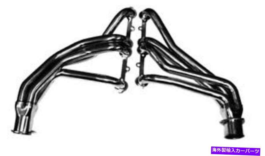 exhaust manifold 1966-87 Chevy Truck Headers SBC Black 1966 - 87 Chevy Truck Headers SBC BLACK【並行輸入品】