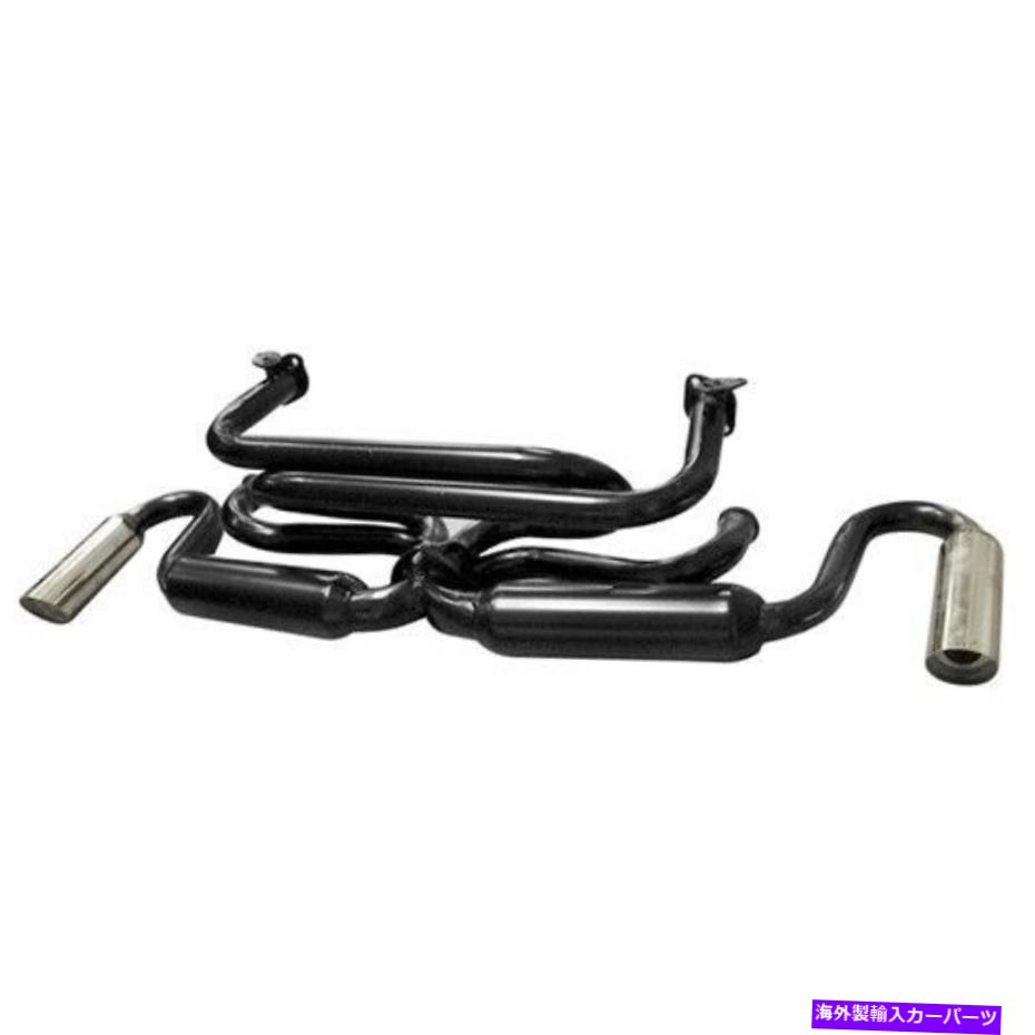 exhaust manifold デュアルマフラー、タックアウェイヘッダー用、タイプ1のカブトムリ、デューンバッギー＆VW Dual Muffler, for Tuck-Away Header, Type 1 Beetle, Dunebuggy & VW【並行輸入品】