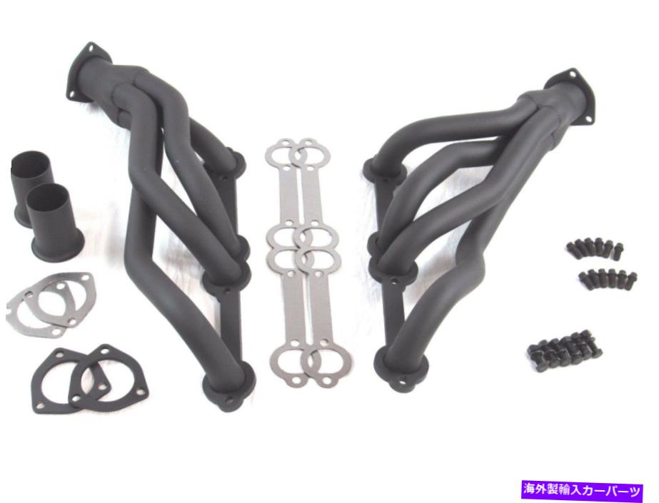 exhaust manifold 1967-81シボレーカマロスモールブロック327 350 383ヘッダーブラックH60152bk 1967-81 Chevy Camaro Small Block 327 350 383 Header Black H60152BK【並行輸入品】