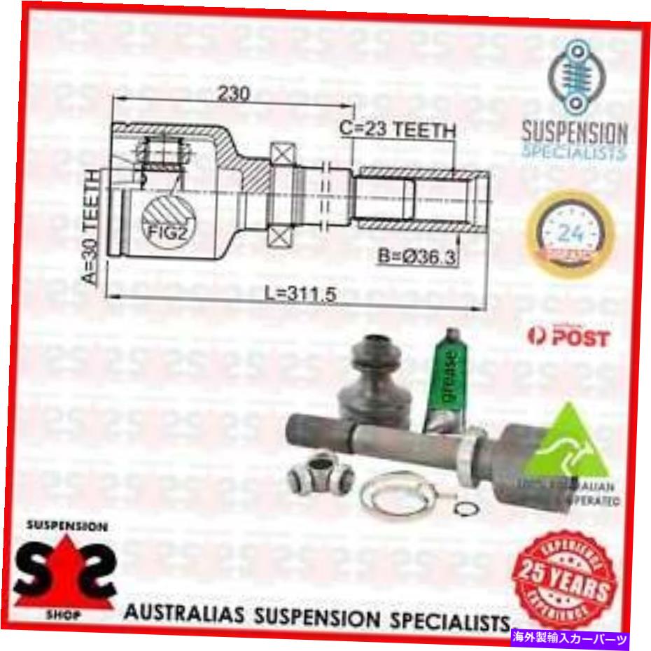 Driveshaft トランスミッションエンドジョイントキット、ドライブシャフトスーツRenault Megane IIサルーン（LM0/1_）x Transmission End Joint Kit, Drive Shaft Suit RENAULT MEGANE II Saloon (LM0/1_) X【並行輸入品】