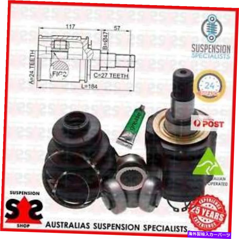 Driveshaft フロントアクスルジョイントキット、ドライブシャフトスーツトヨタヒルックスIII SUV（_N1_、_N2_）VZN185 Front Axle Joint Kit, Drive Shaft Suit TOYOTA HILUX III SUV (_N1_, _N2_) VZN185【並行輸入品】