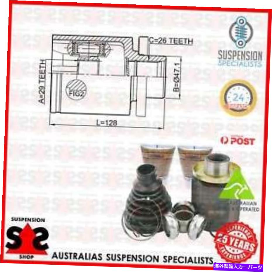 Driveshaft フロントアクスル左ジョイントキット、ドライブシャフトスーツvwトランスポーターvバン(7ha、7hh、7ea、 Front Axle Left Joint Kit, Drive Shaft Suit VW TRANSPORTER V Van (7HA, 7HH, 7EA,【並行輸入品】