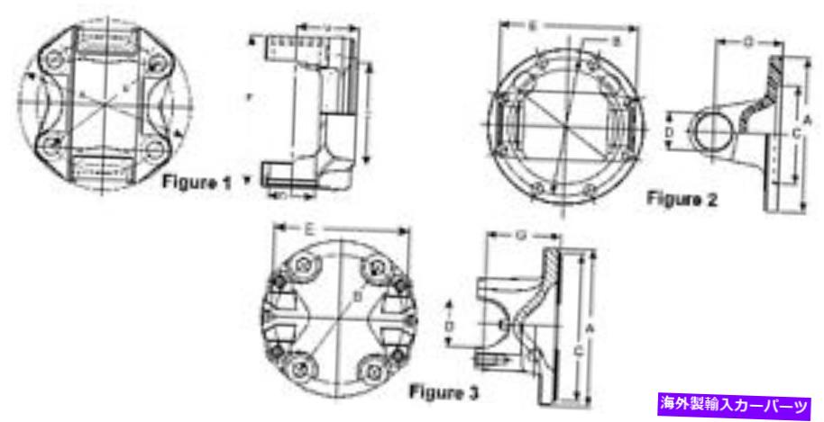 Driveshaft ドライブシャフトフランジヨークダナスパイサー170-2-19 Drive Shaft Flange Yoke DANA Spicer 170-2-19【並行輸入品】